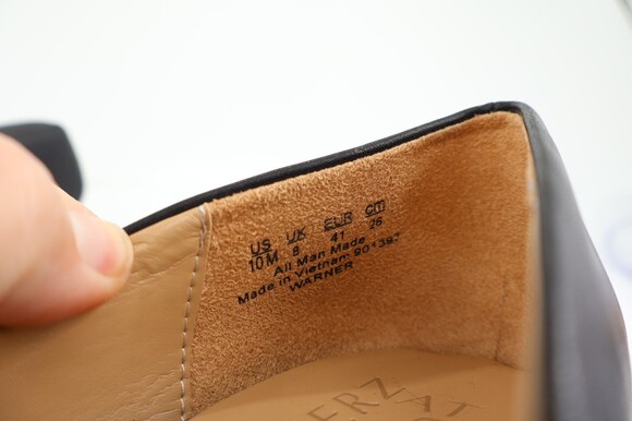 Naturalizer Womens Warner Square Toe Pumps Block Heel Black Faux Leather Size 10 - Picture 11 of 12